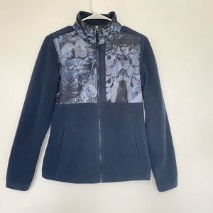 The north face blue jacket sweater size S